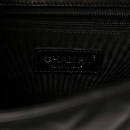 Chanel Lambskin Quilted Jumbo Cuba Color Flap Black 6 of 13