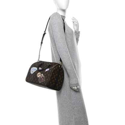 Louis Vuitton Monogram My World Tour Speedy Bandouliere 30 Black 2 of 9