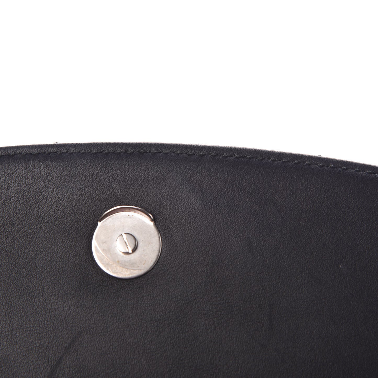 Calfskin Logo Matelasse Large BB Flap Chain Shoulder Bag Black
