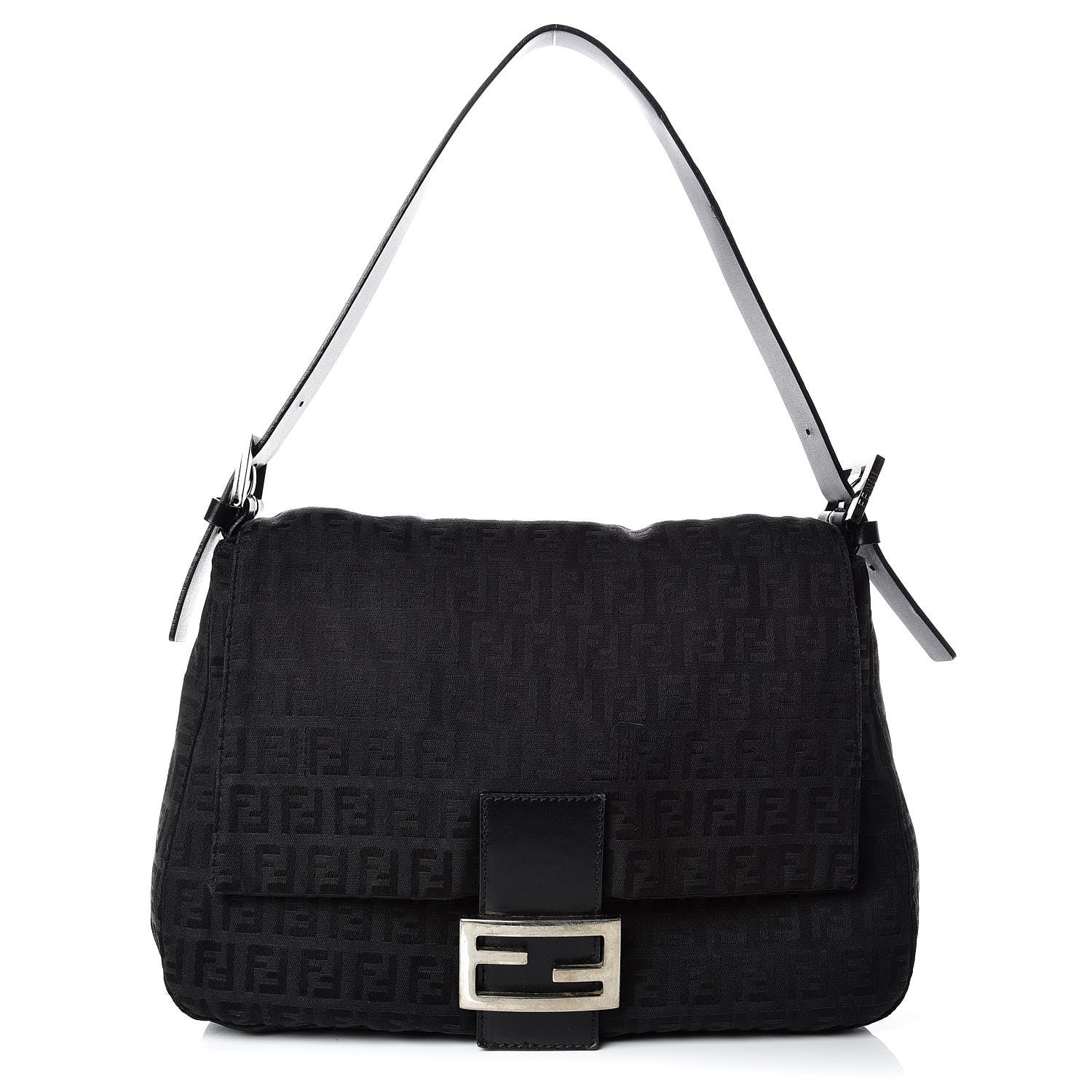 Fendi Zucchino Forever Mama Baguette Black 1 of 16