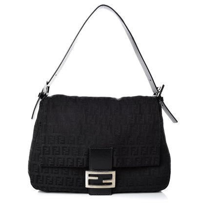 Fendi Zucchino Forever Mama Baguette Black 1 of 16