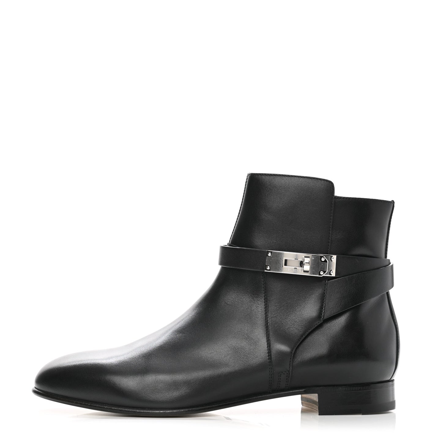 Calfskin Neo Low Boots 40 Black