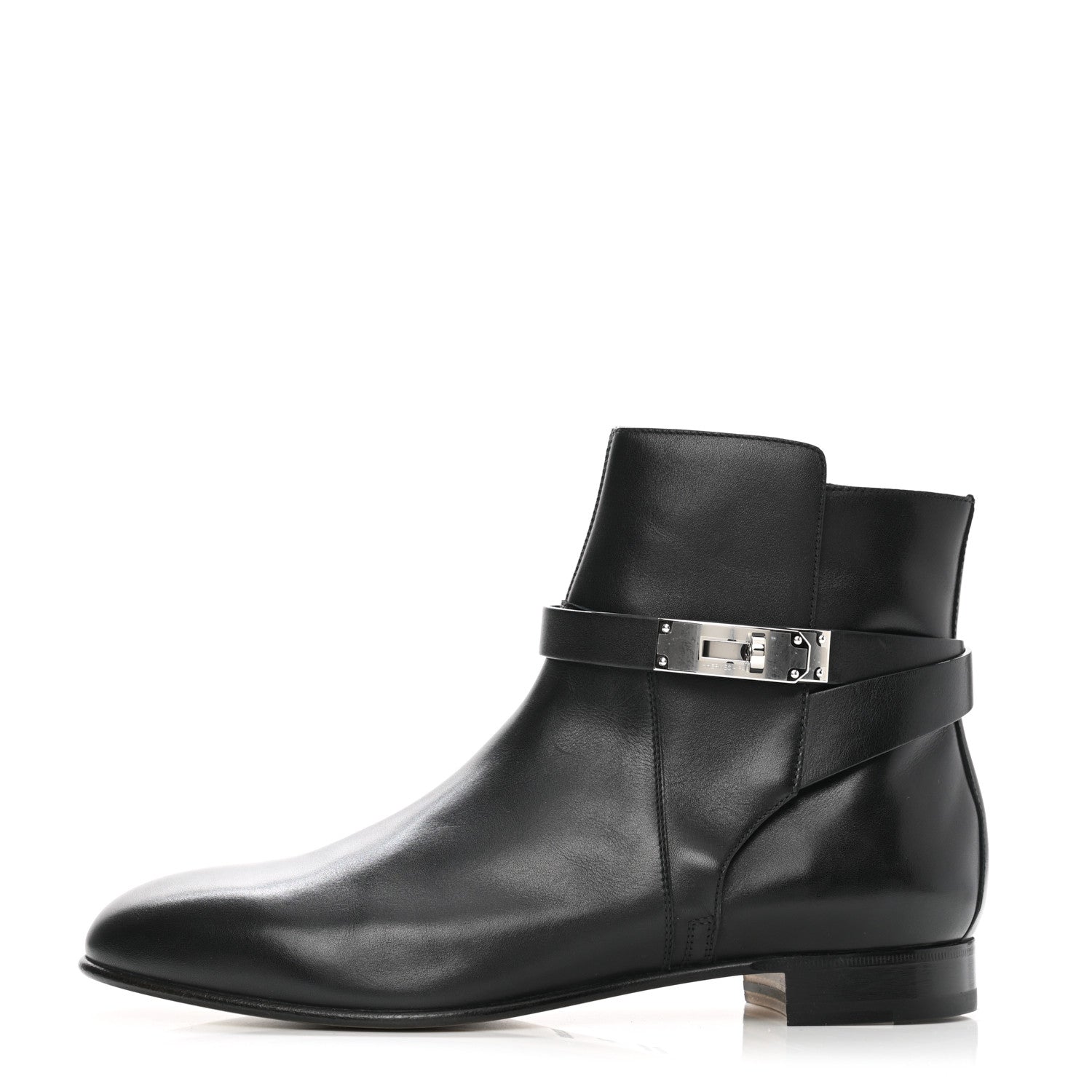 Hermes Calfskin Neo Low Boots 40 Black 1 of 8