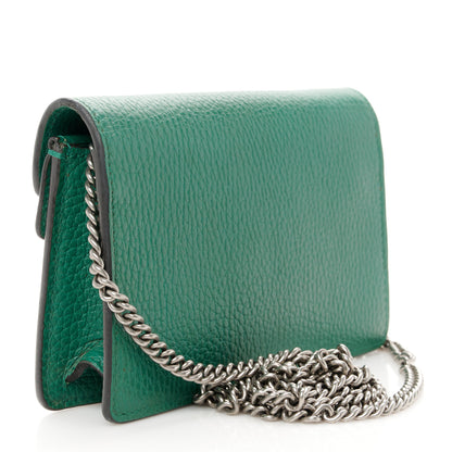 Gucci Calfskin Super Mini Dionysus Shoulder Bag Emerald 3 of 9
