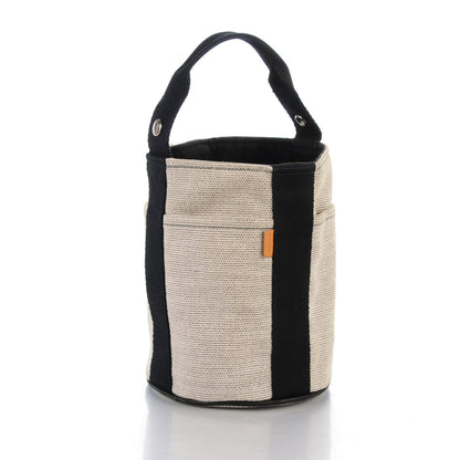 Hermes Toile Saxo PM Natural and Black 3 of 8