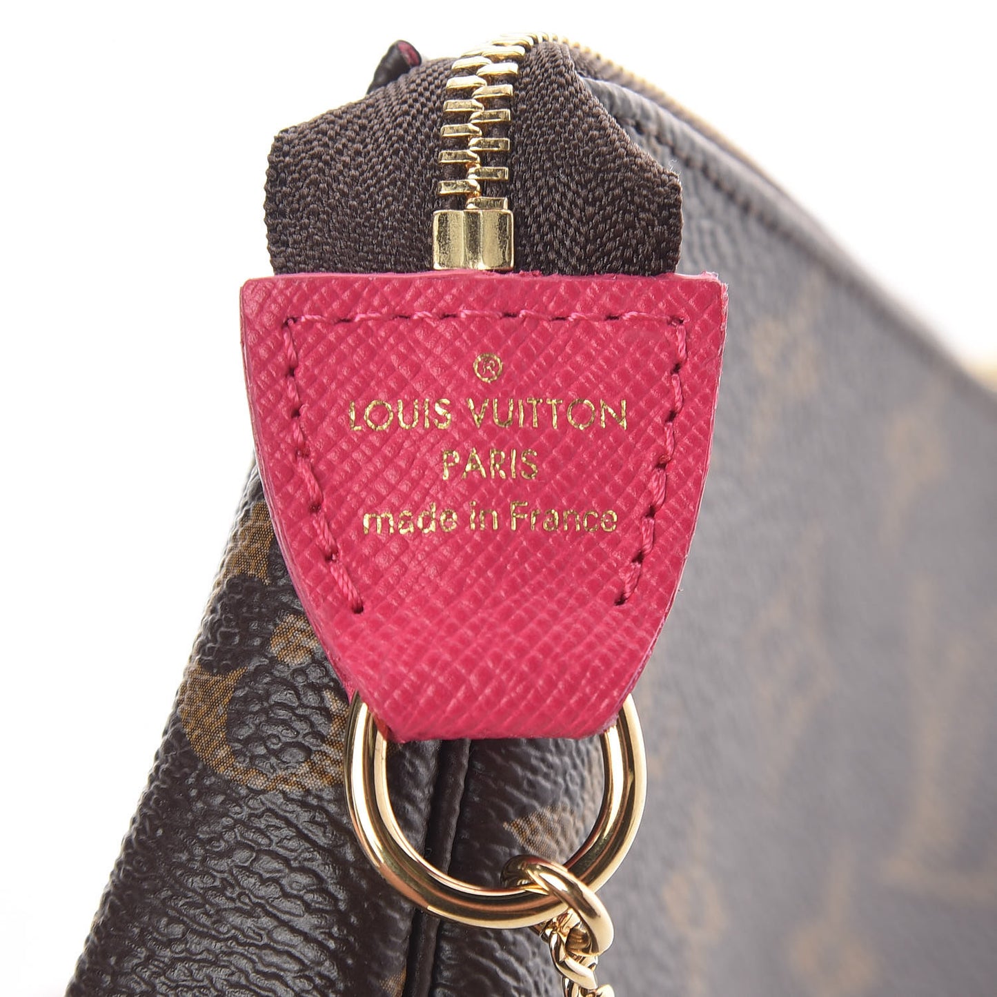 Monogram 2019 Christmas Animation Mini Courchevel Pochette Accessories Fuchsia