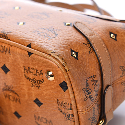 MCM Visetos Crossbody Flap Messenger Cognac 10 of 16