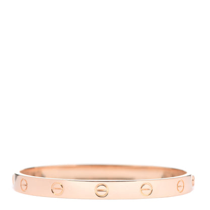 Cartier 18K Pink Gold LOVE Bracelet 17 3 of 5