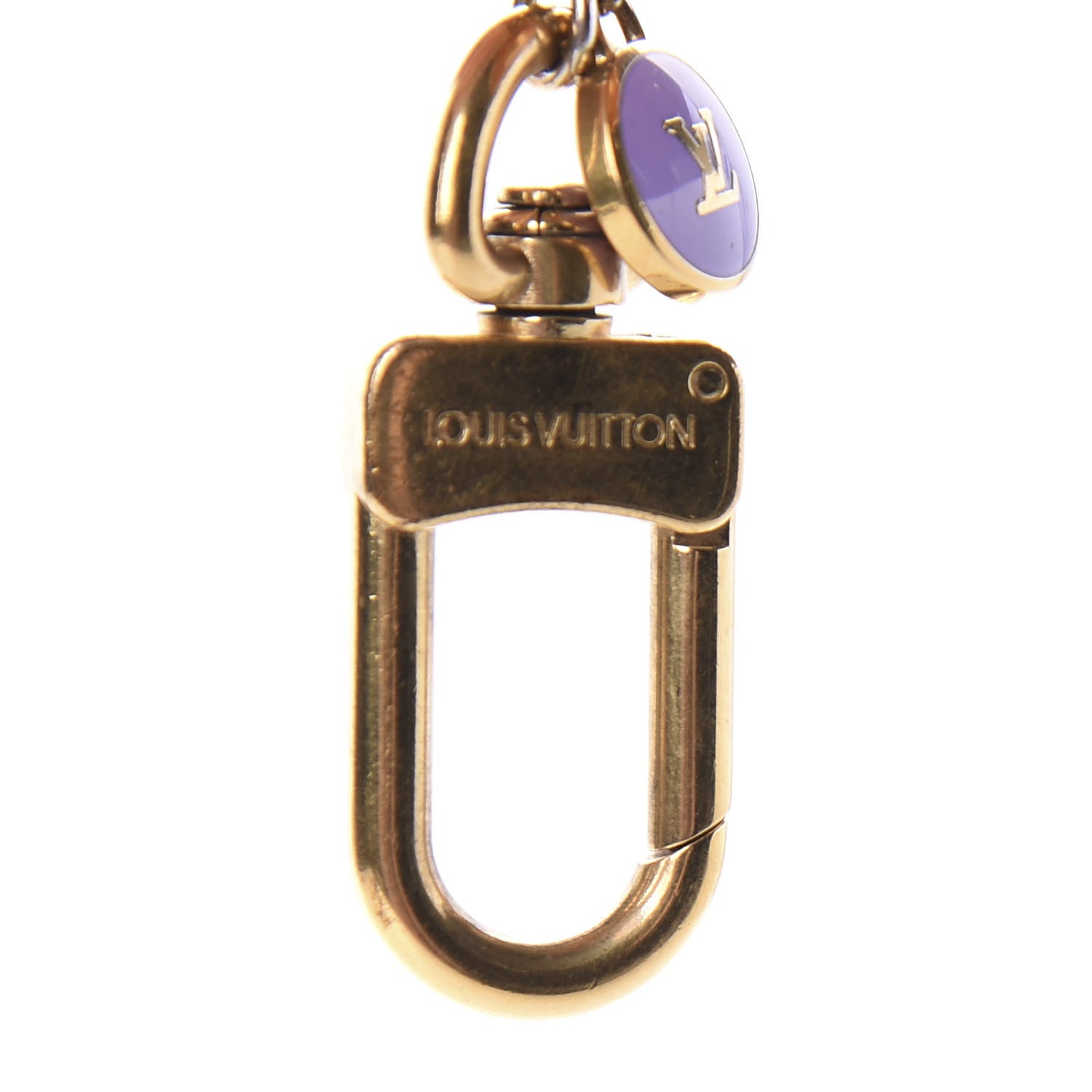 Louis Vuitton Metal Enamel Pastilles Key Chain Bag Charm Multicolor 3 of 5