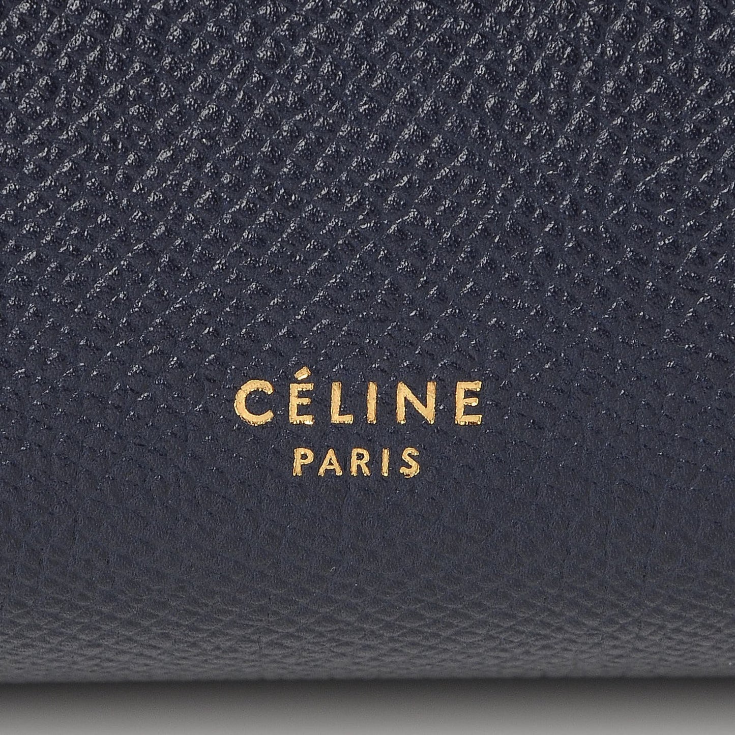 Baby Grained Calfskin Micro Belt Bag Midnight