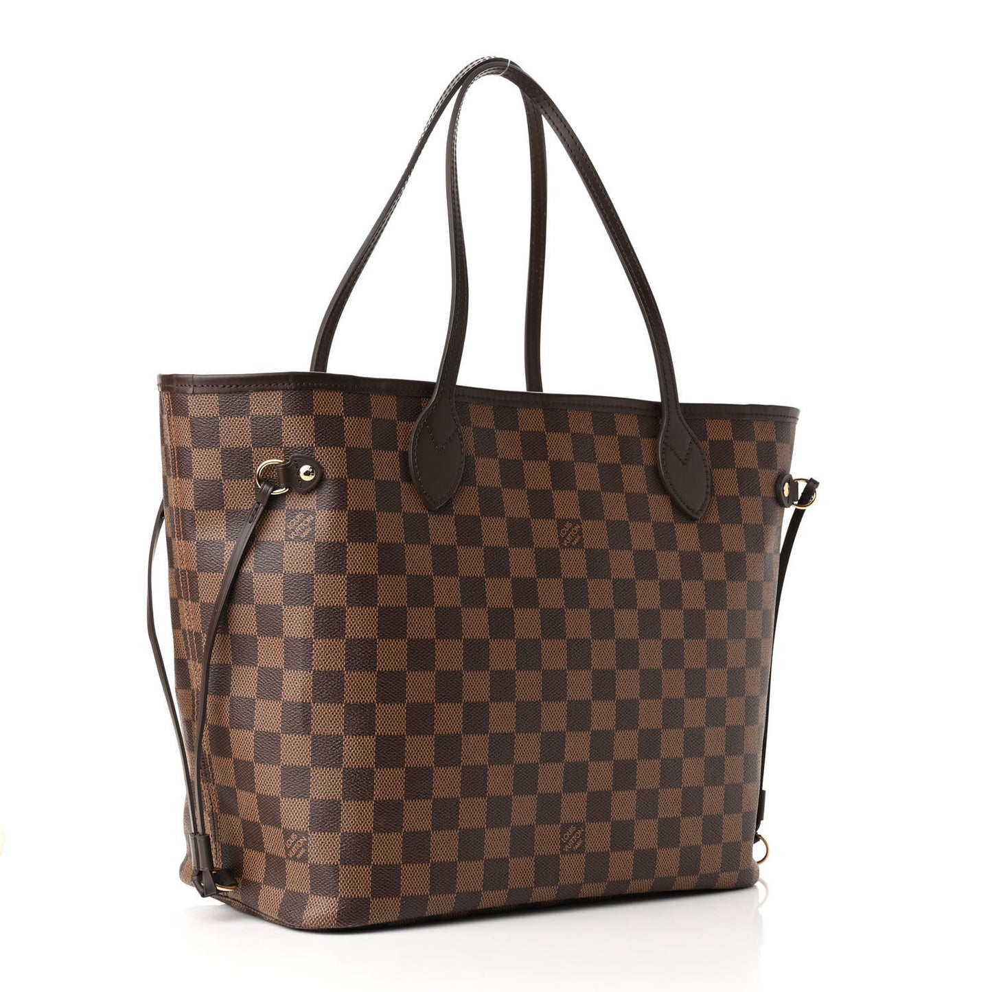 Damier Ebene Neo Neverfull MM Rose Ballerine