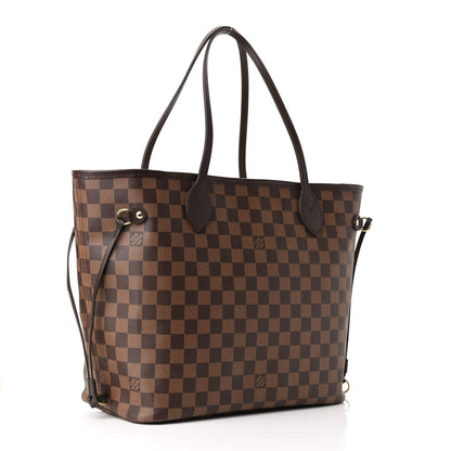 Louis Vuitton Damier Ebene Neo Neverfull MM Rose Ballerine 4 of 10