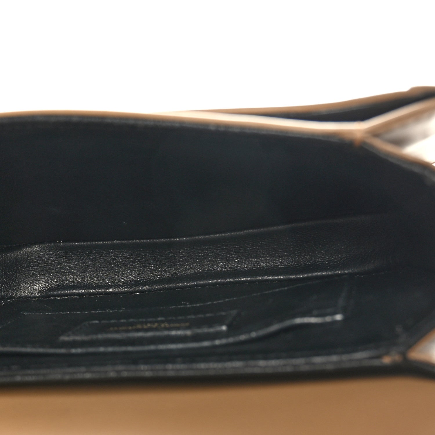 Saint Laurent Smooth Calfskin Small Solferino Satchel Natural Tan 5 of 10