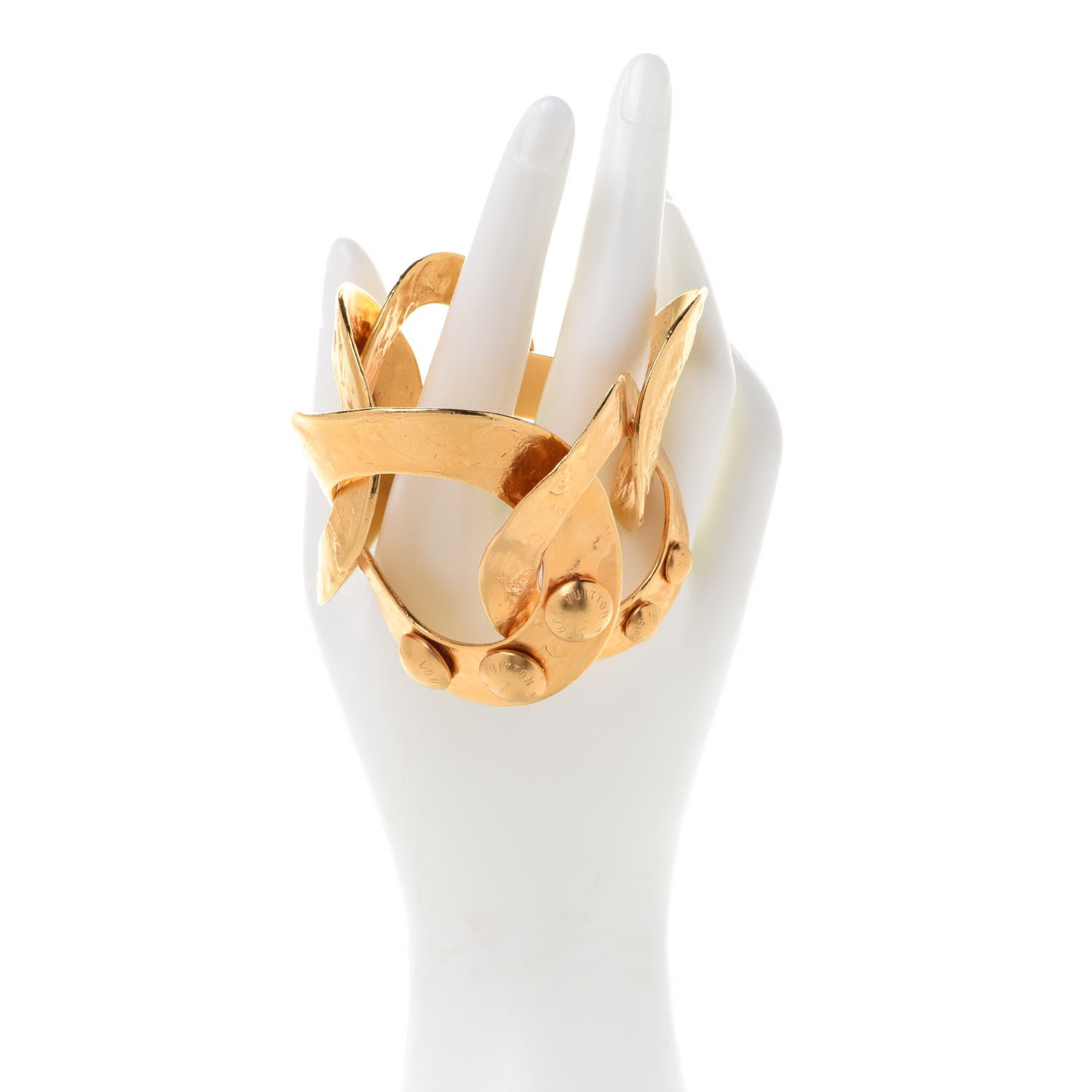 Louis Vuitton Martele Bracelet Gold 2 of 5