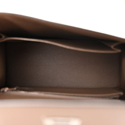 Hermes Epsom Tri-Color Kelly Sellier 25 Etoupe Alezan Biscuit 5 of 11
