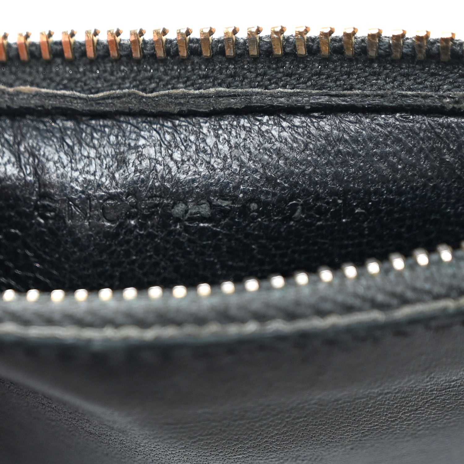 Saint Laurent Calfskin 5 Fragments Zip Pouch Card Holder Black 8 of 17