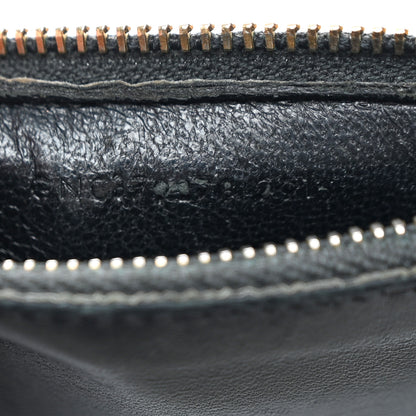 Saint Laurent Calfskin 5 Fragments Zip Pouch Card Holder Black 8 of 17