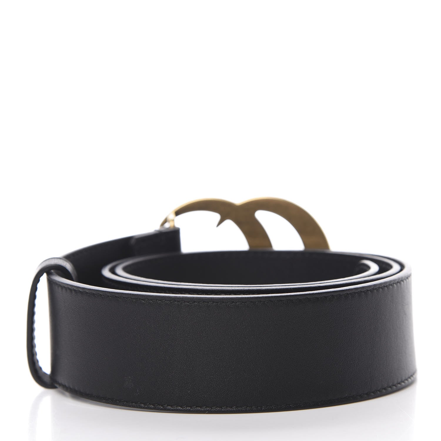 Gucci Calfskin Double G 40mm Belt 80 32 Black 2 of 5
