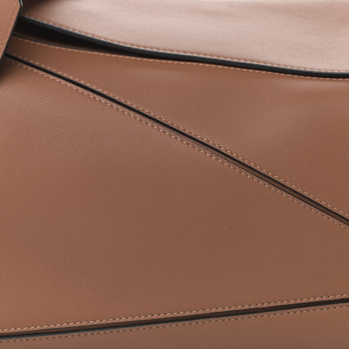 Calfskin Medium Puzzle Bag Tan