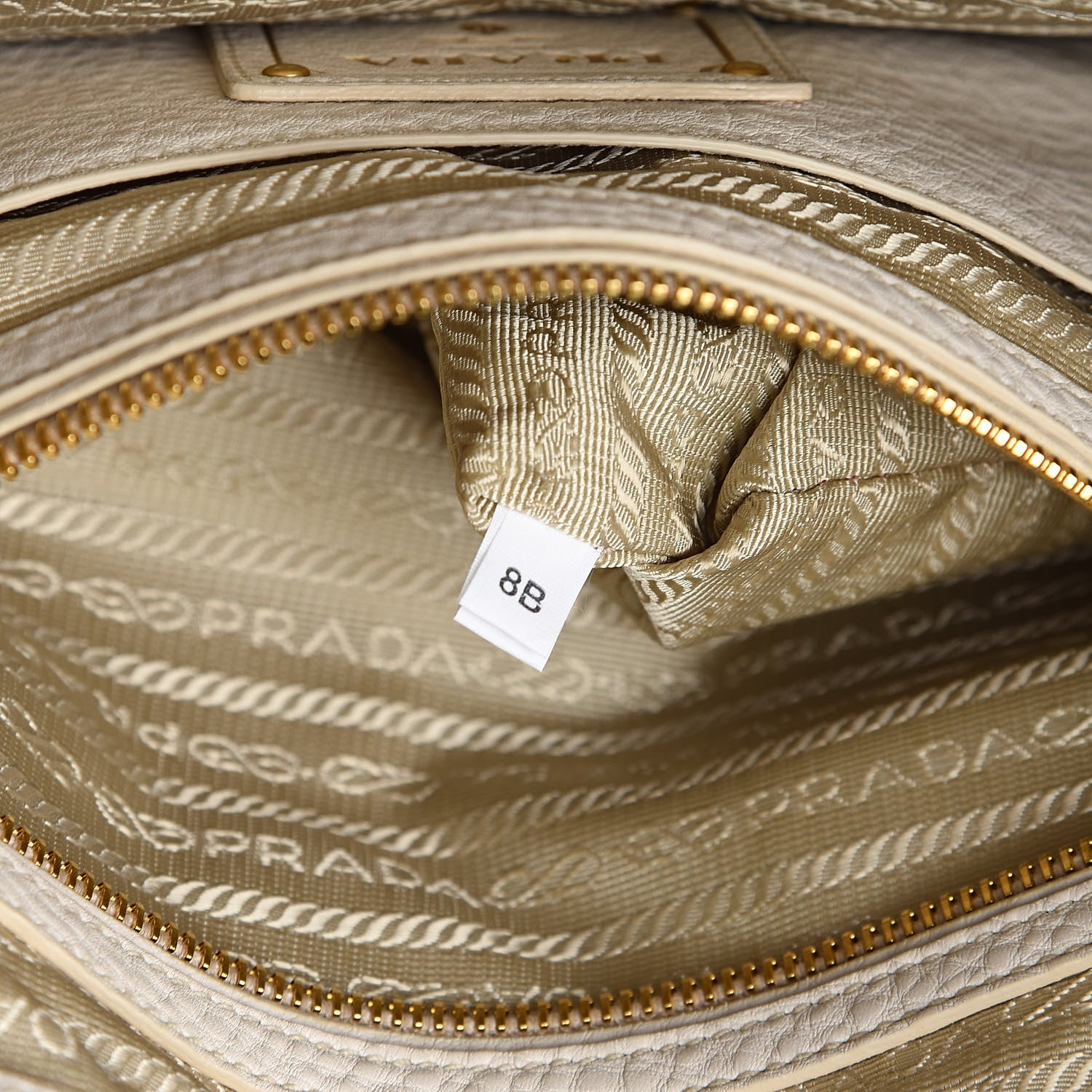 Prada Vitello Phenix Shopping Satchel Talco 7 of 14