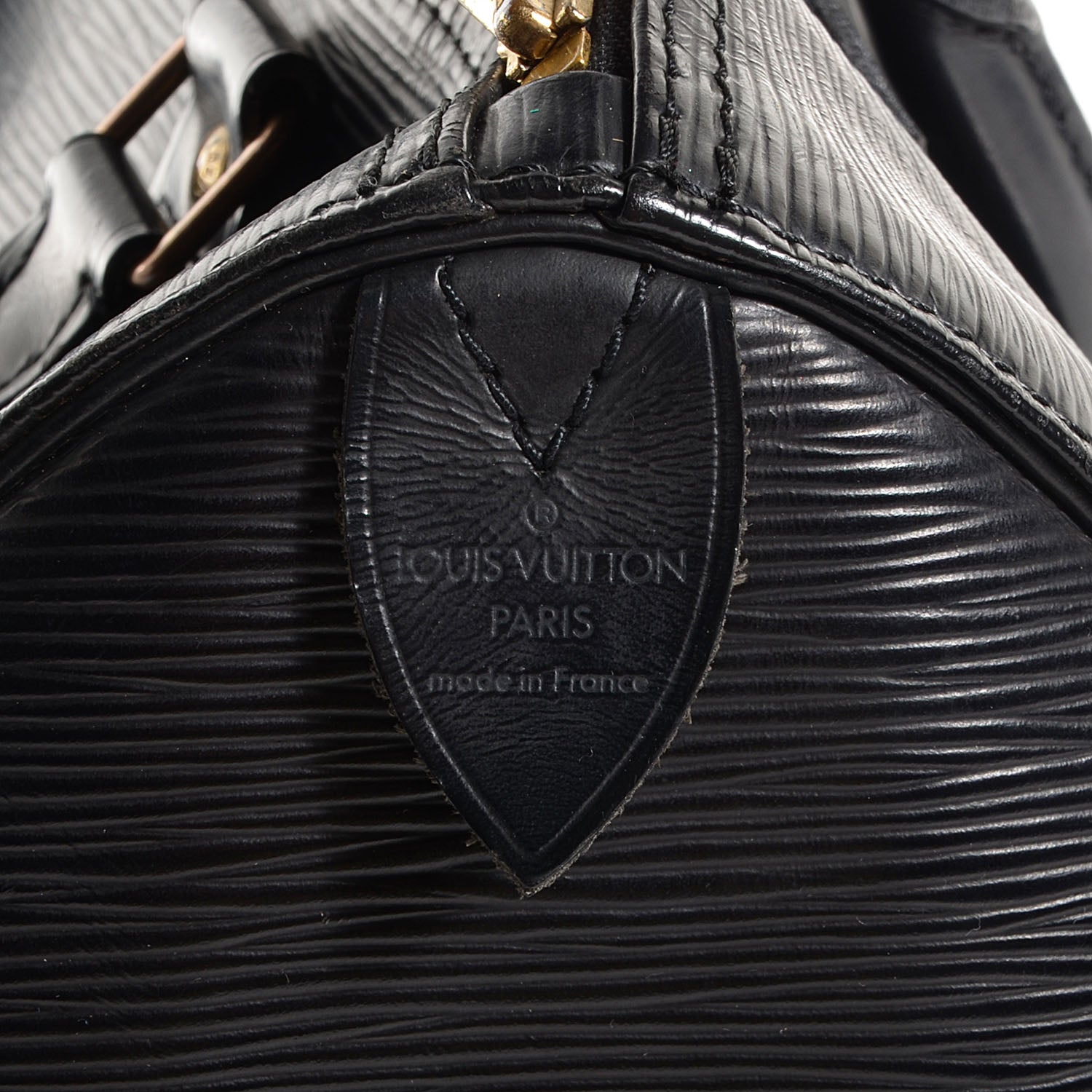 Louis Vuitton Epi Speedy 30 Black 6 of 7
