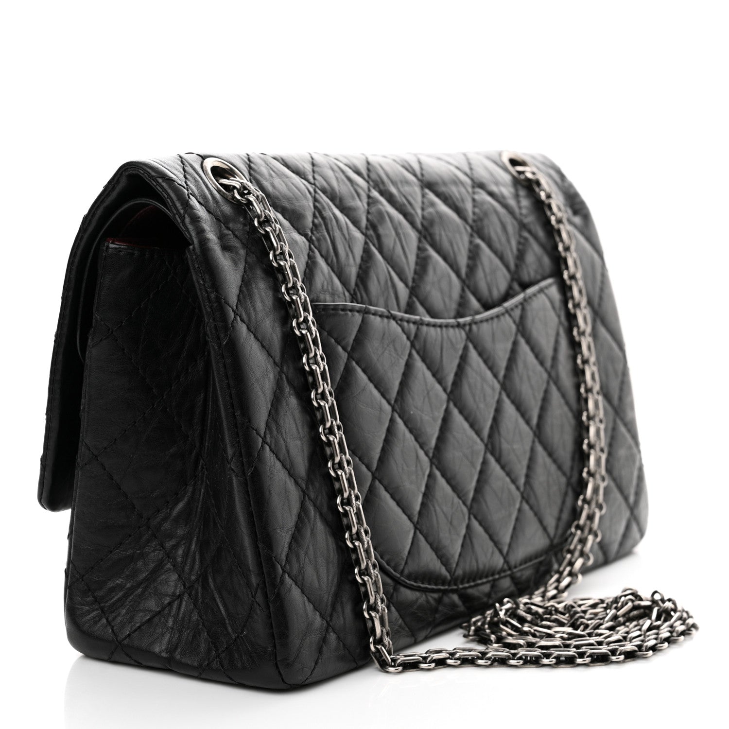 Chanel Aged Calfskin Quilted 2.55 Reissue 226 Flap Black 3 of 13