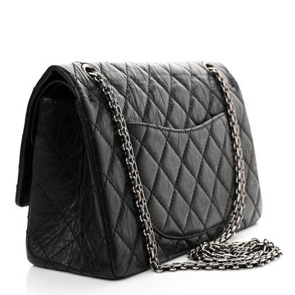 Chanel Aged Calfskin Quilted 2.55 Reissue 226 Flap Black 3 of 13