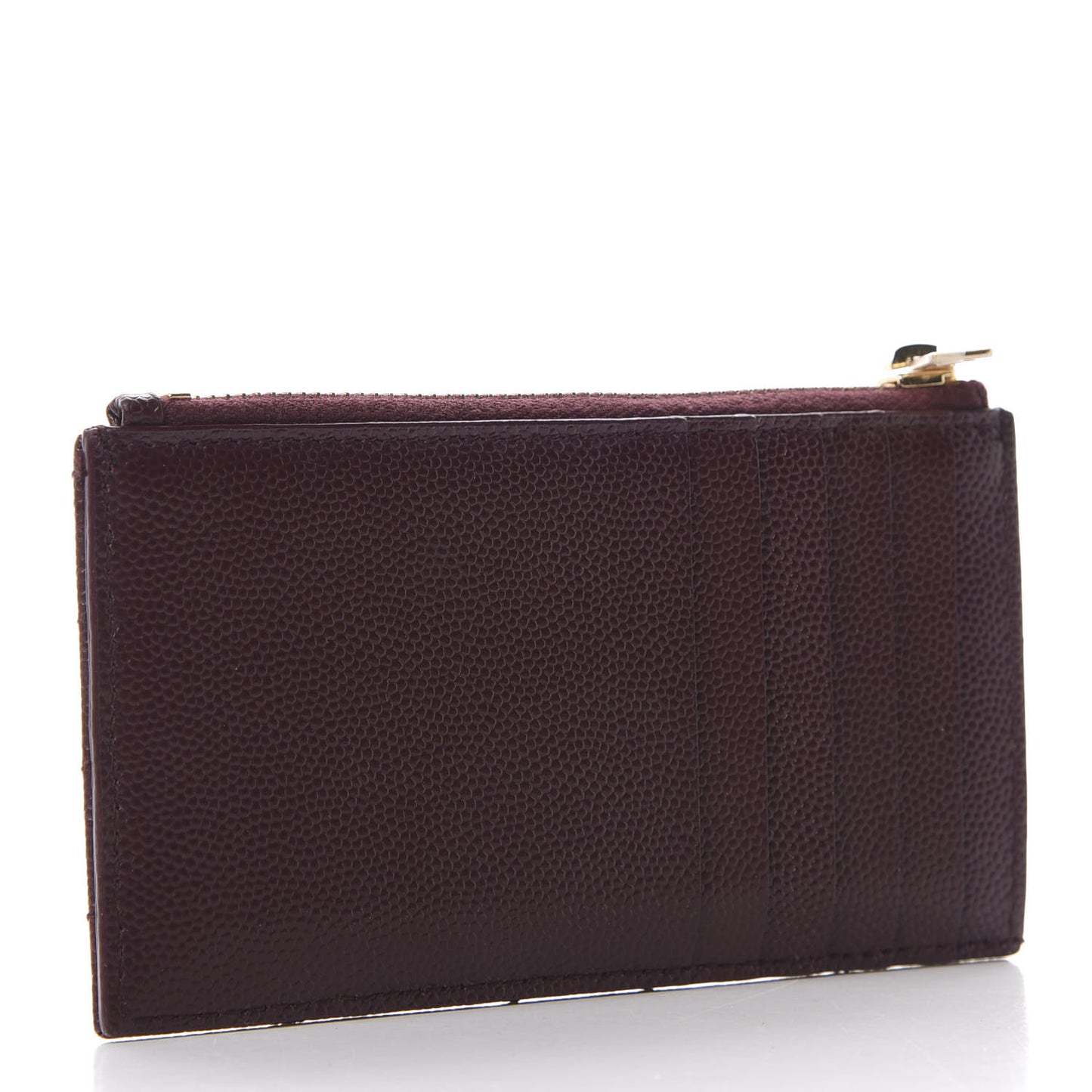 Monogram Grain de Poudre 5 Fragments Zip Pouch Card Holder Rouge Legion
