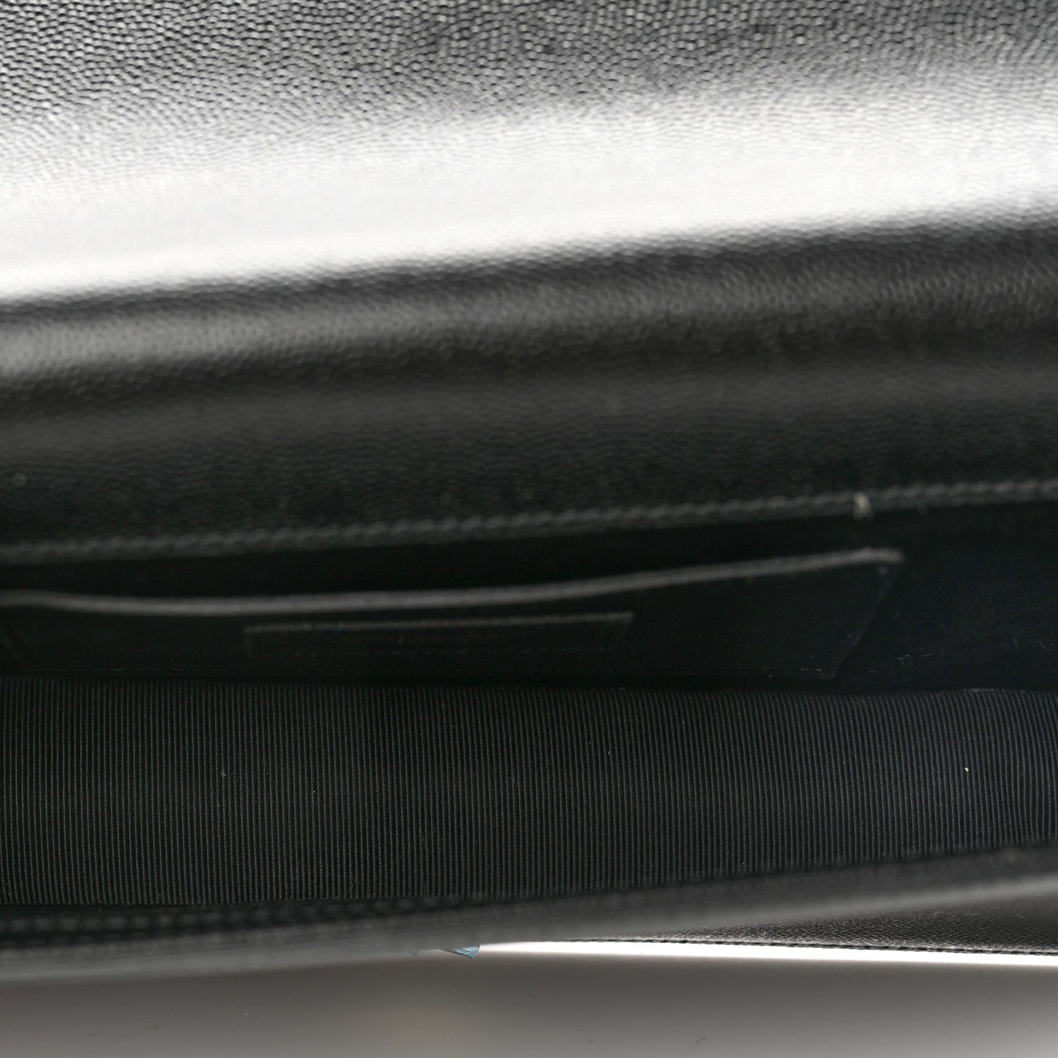 Saint Laurent Grain De Poudre Classic Monogram Kate Clutch Black 5 of 6