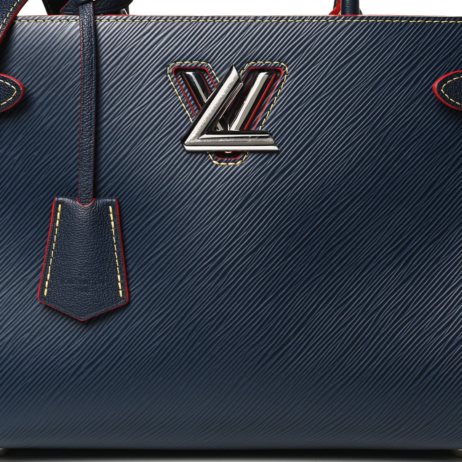 Louis Vuitton Epi Twist Tote Indigo 7 of 11