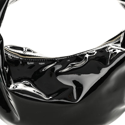 Khaite Patent Medium Olivia Hobo Black 5 of 7