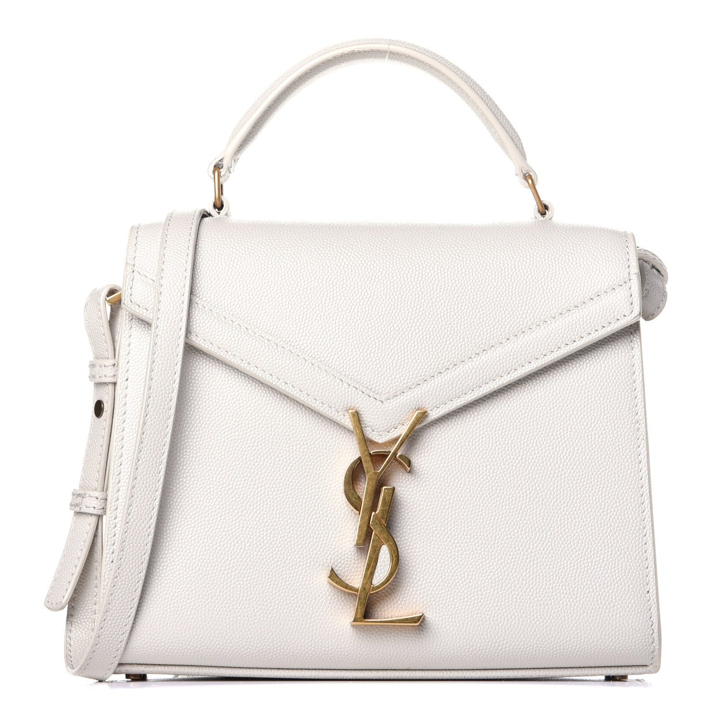 Grain de Poudre Mini Classic Monogram Cassandra Top Handle Crema Soft Rouge Legion