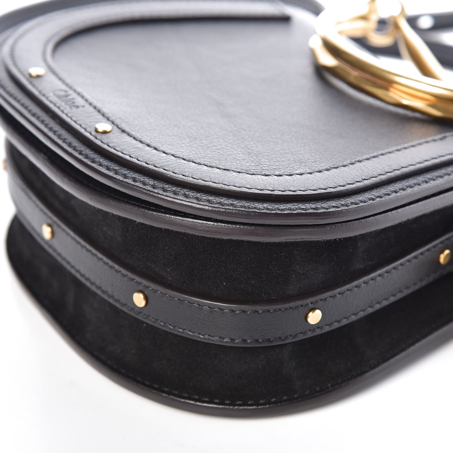 Chloe Calfskin Small Nile Bracelet Bag Black 8 of 8