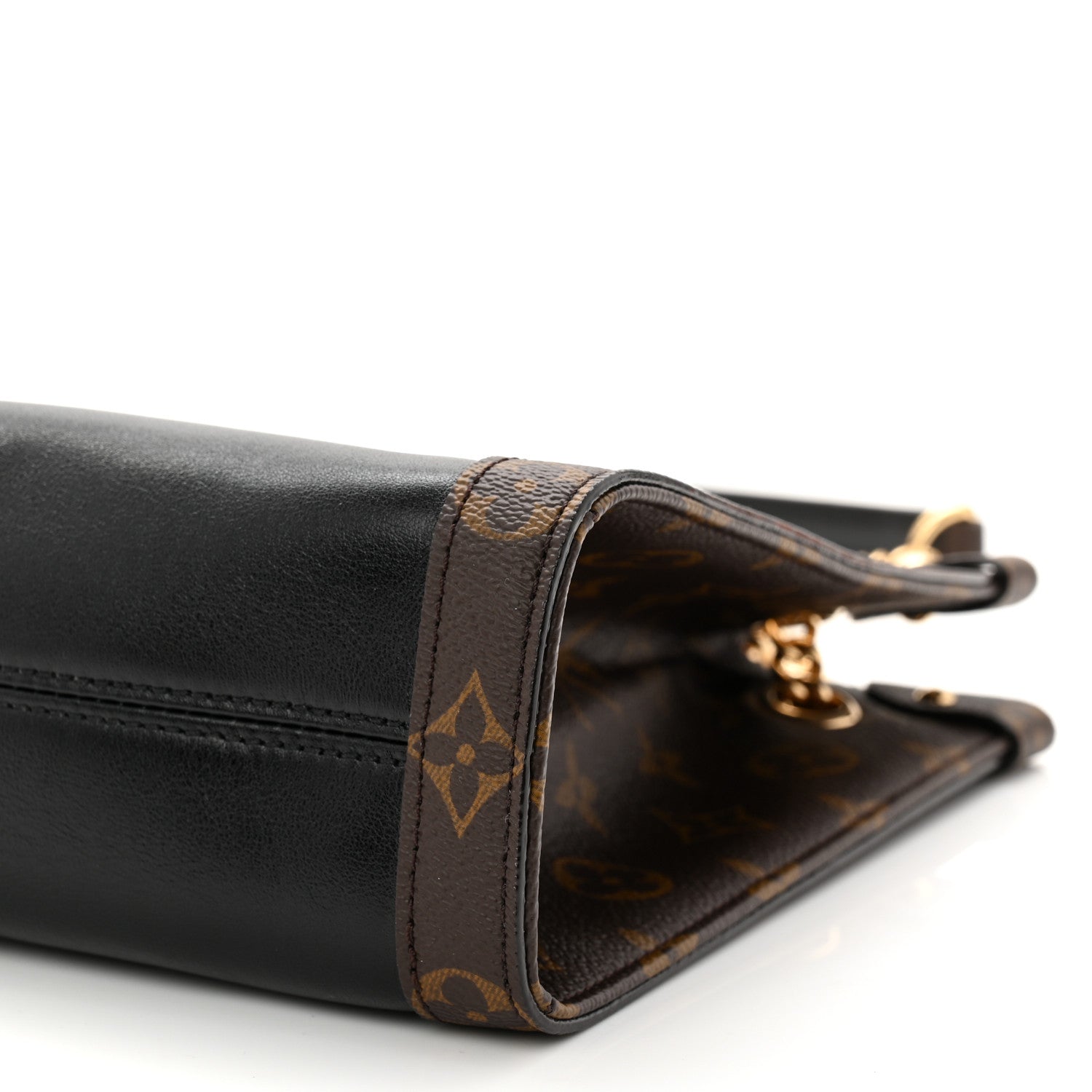 Louis Vuitton Calfskin Monogram Nova Vibe PM Black 1819293