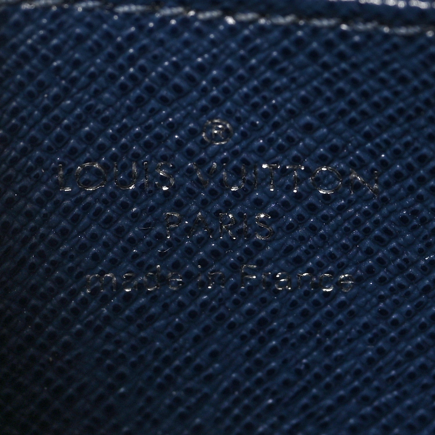 Louis Vuitton Epi Zippy Coin Purse Indigo 6 of 7