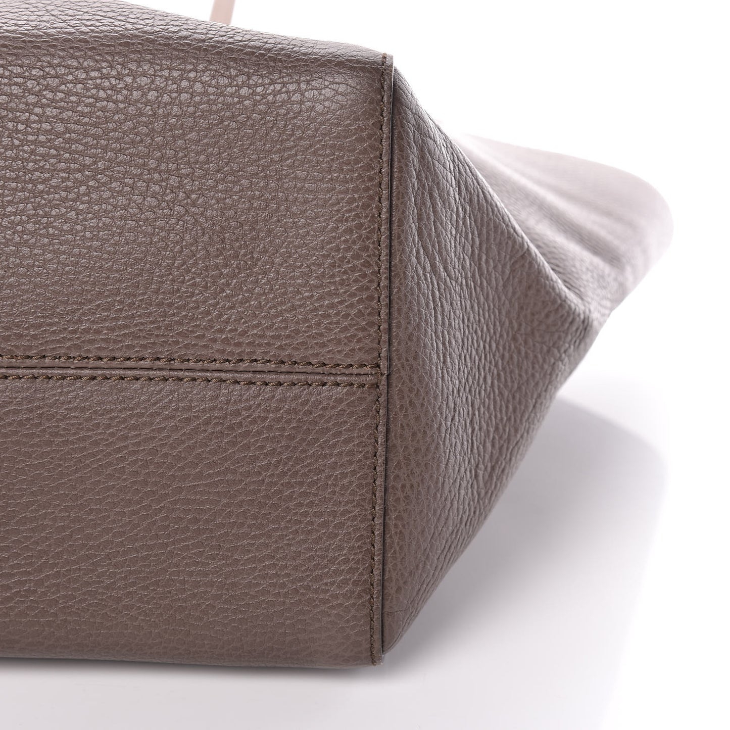 Dollar Calfskin Medium Swing Tote Grey Field Soft Pink