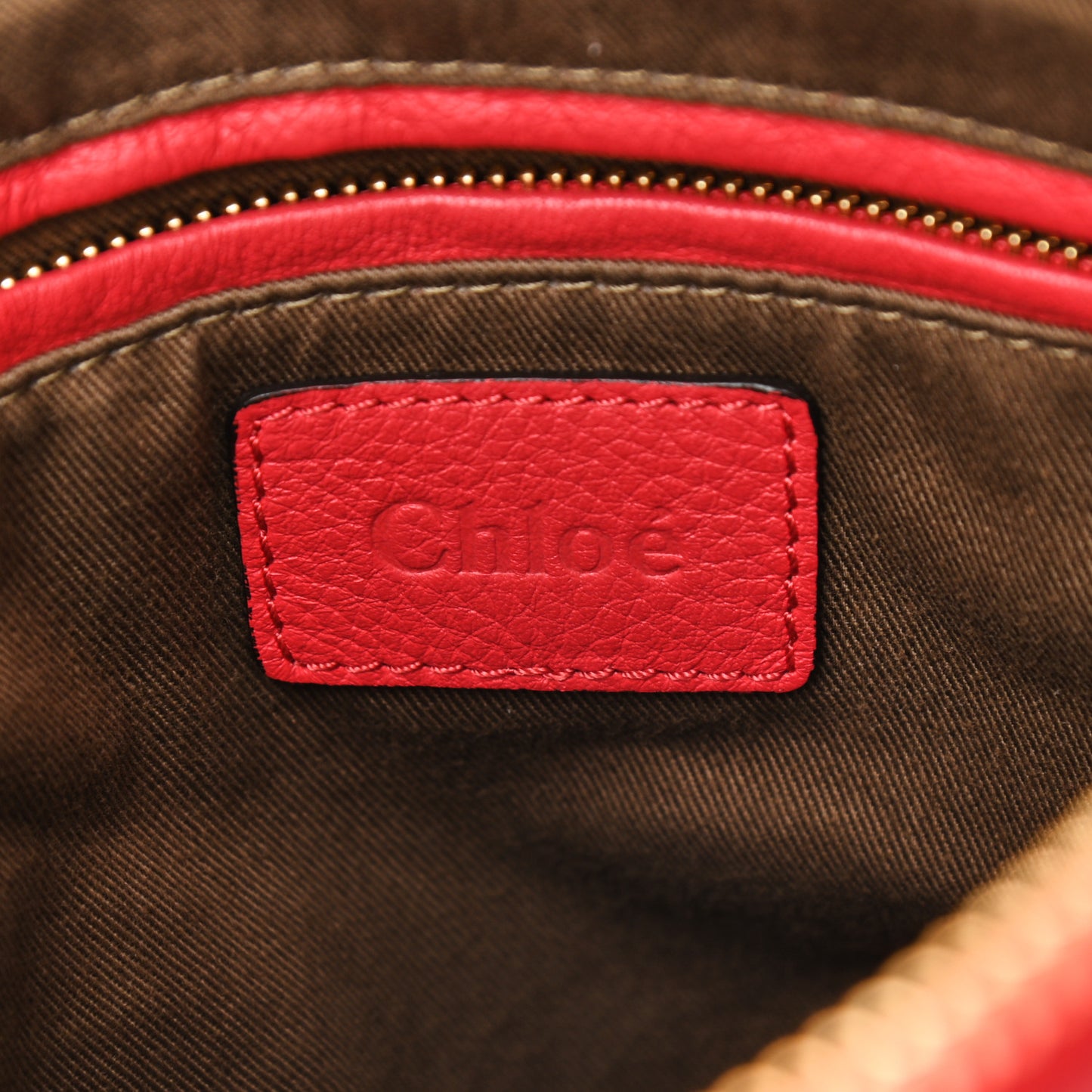 Calfskin Medium Marcie Satchel Red