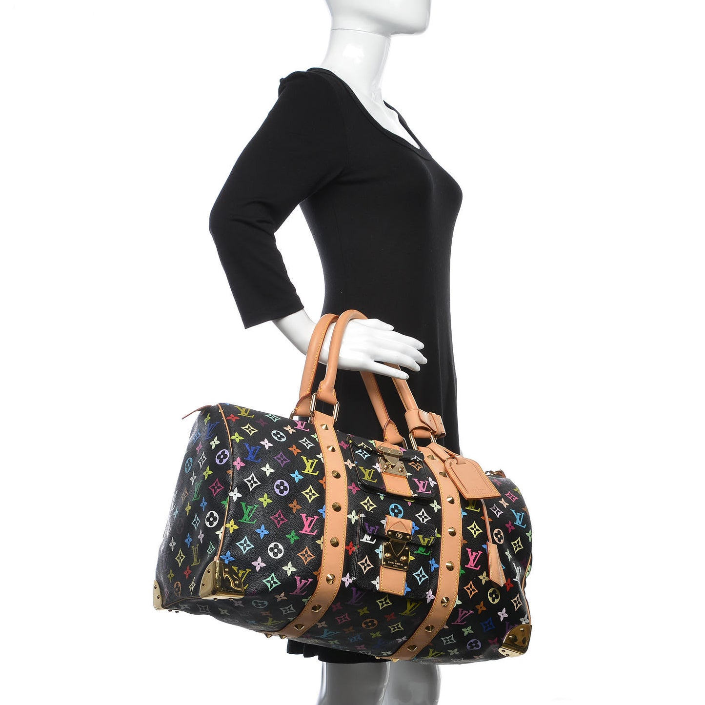 Monogram Multicolor Keepall 45 Black