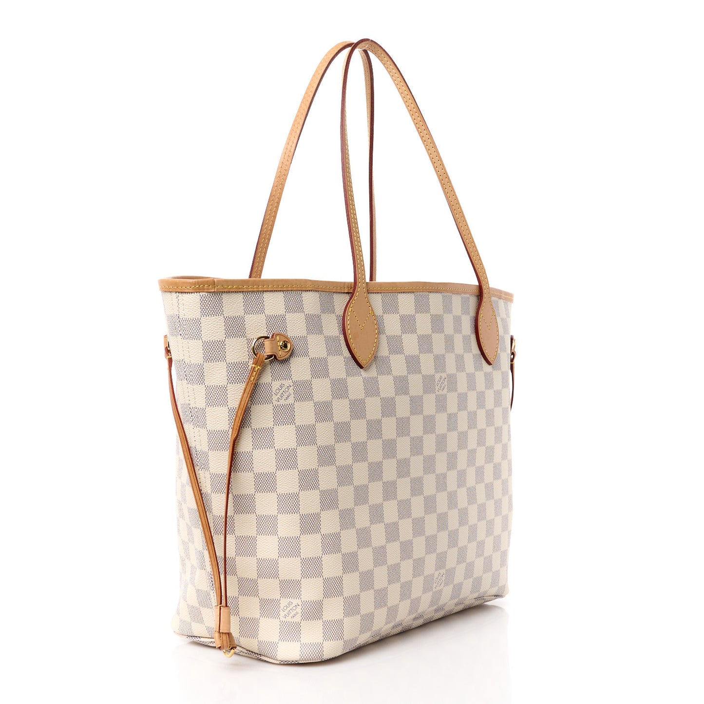 Damier Azur Neo Neverfull MM Rose Ballerine