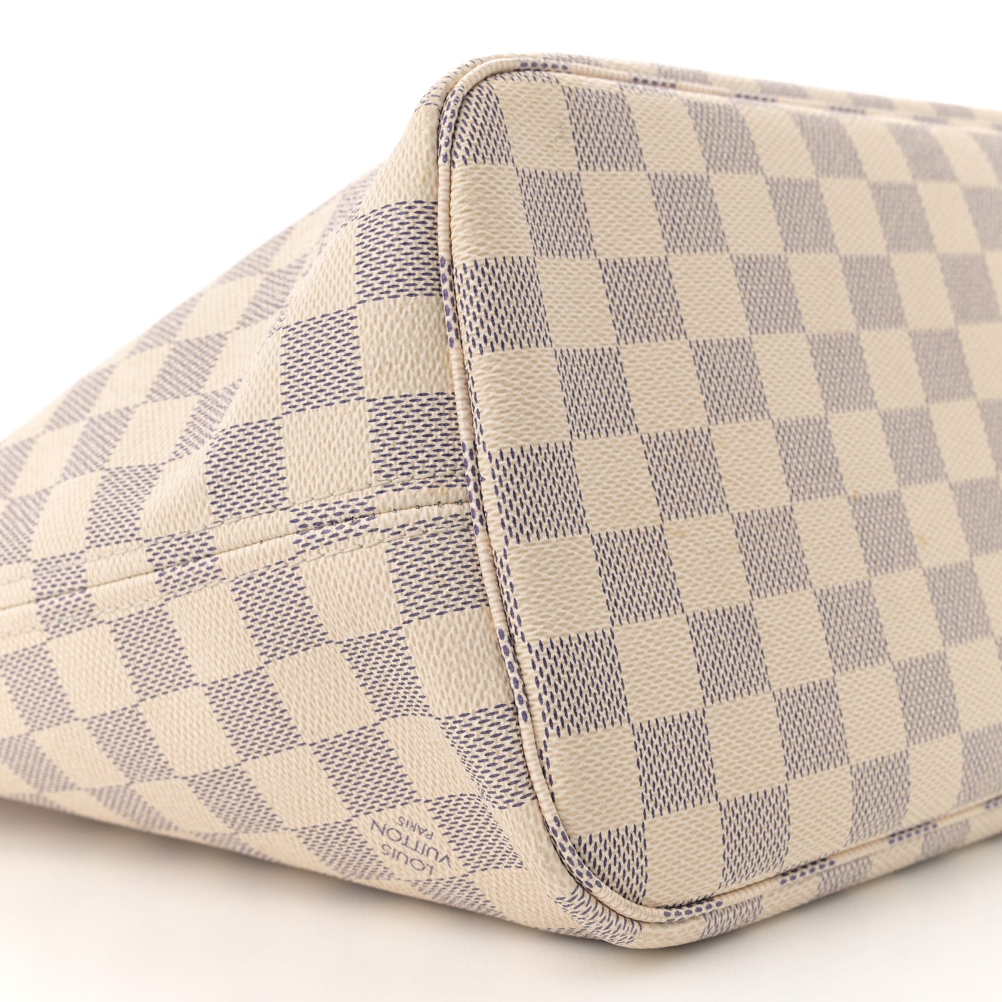 Damier Azur Neo Neverfull MM Rose Ballerine