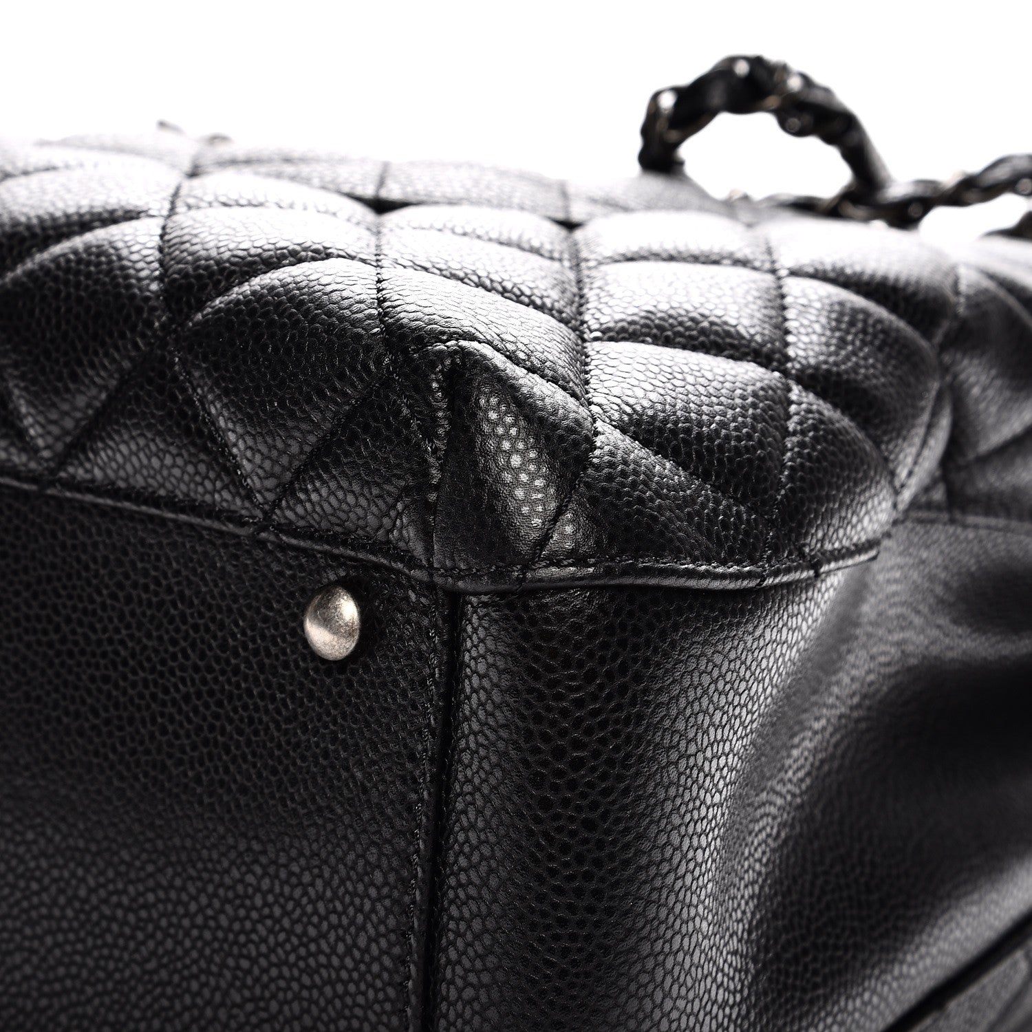 Chanel Caviar Quilted City Shopping Tote Black 10 of 10