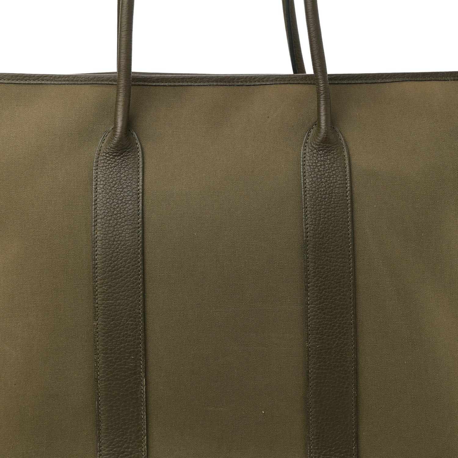 Hermes Buffle Skipper Toile Garden 36 MM Zip Tote Vert Veronese 8 of 10