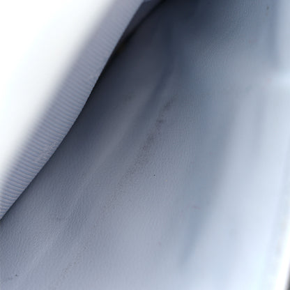 Louis Vuitton Calfskin Bubblegram Wallet On Strap Ice Blue 11 of 14