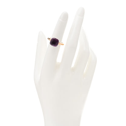 Pomellato 18K Rose Gold Amethyst Classic Nudo Ring 54 6.75 2 of 5