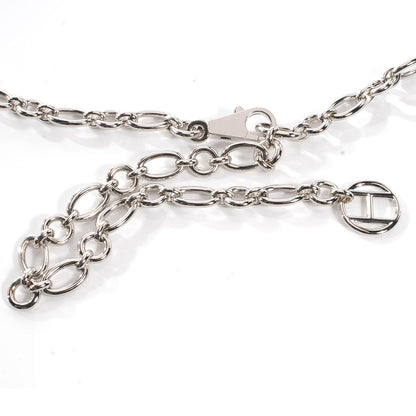 Hermes Palladium Silver Olga 5 Charms Chain Belt 4 of 6