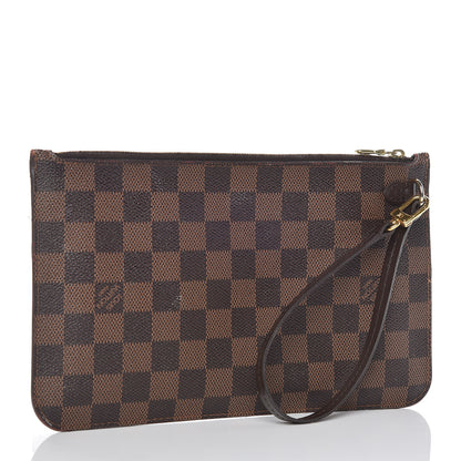 Louis Vuitton Damier Ebene Neverfull MM GM Pochette 3 of 11
