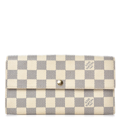 Louis Vuitton Damier Azur Sarah Wallet 1 of 9