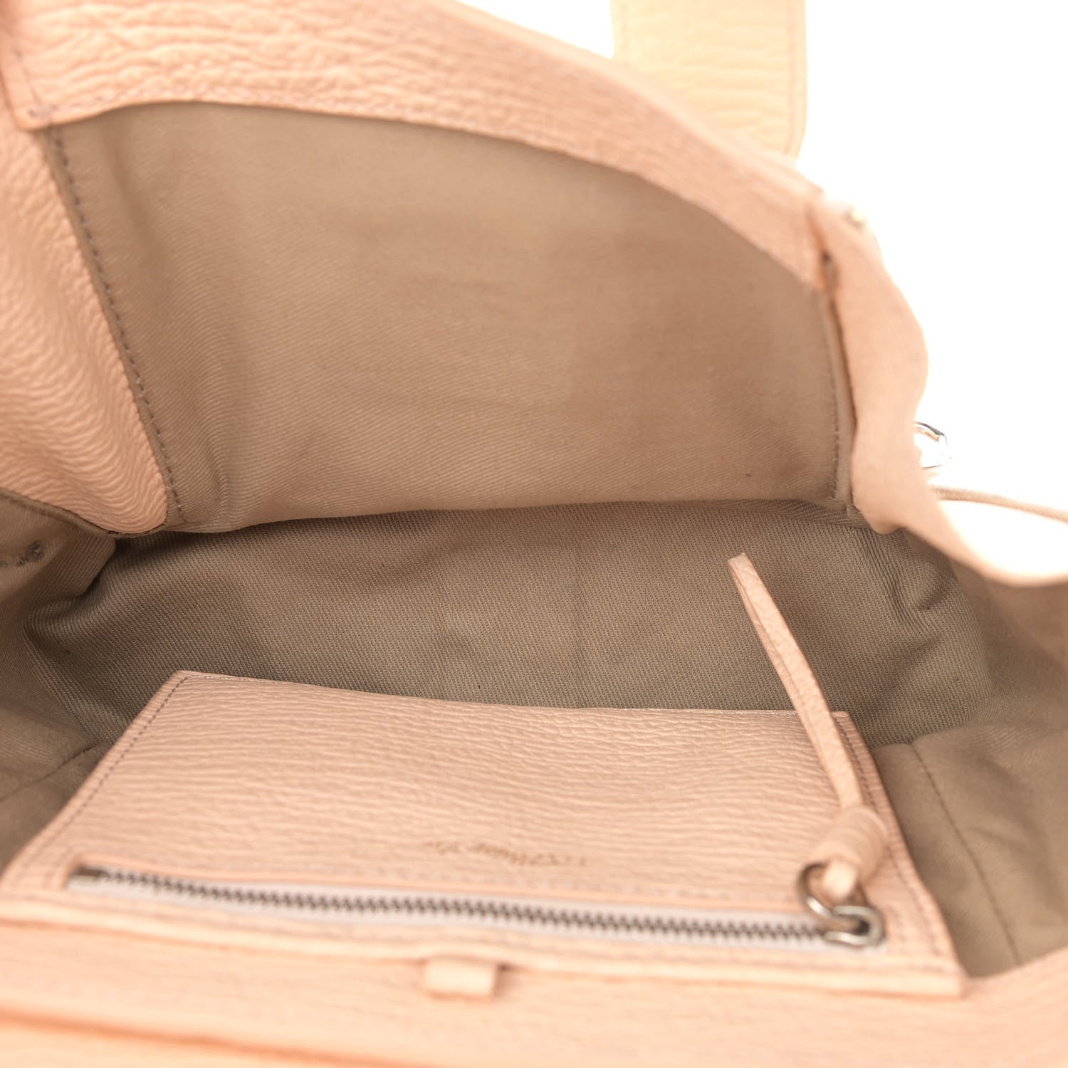 3.1 Phillip Lim Textured Calfskin Mini Pashli Satchel White Peach 5 of 12