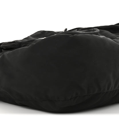 Prada Tessuto Nylon Saffiano Vela Messenger Bag Black 9 of 12