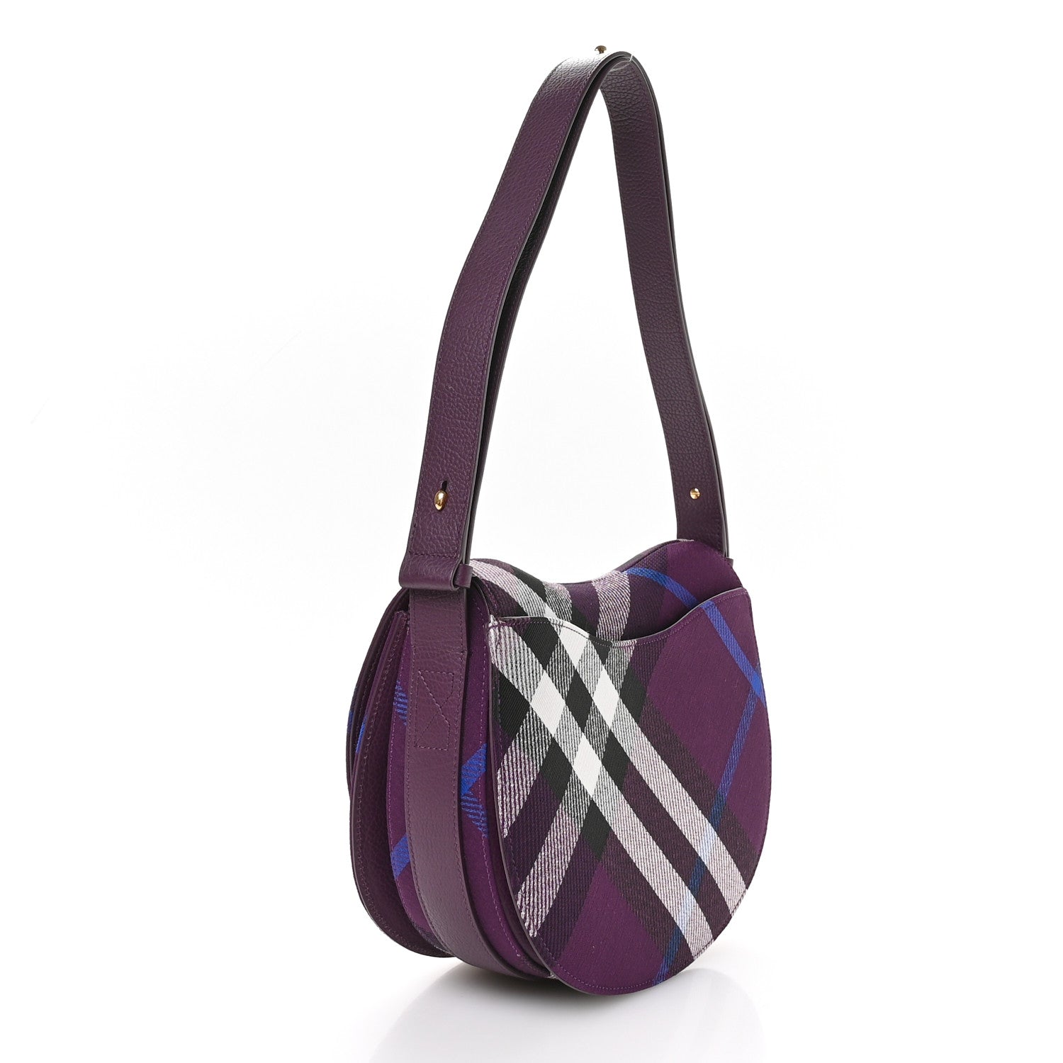 Burberry Jacquard Check Medium Rocking Horse Crossbody Pansy 3 of 11